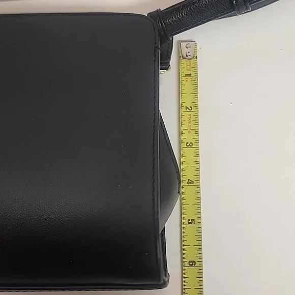 Radley London Liverpool Street Vintage Black Crossbody Bag Gold Accents & Charms - Picture 12 of 14